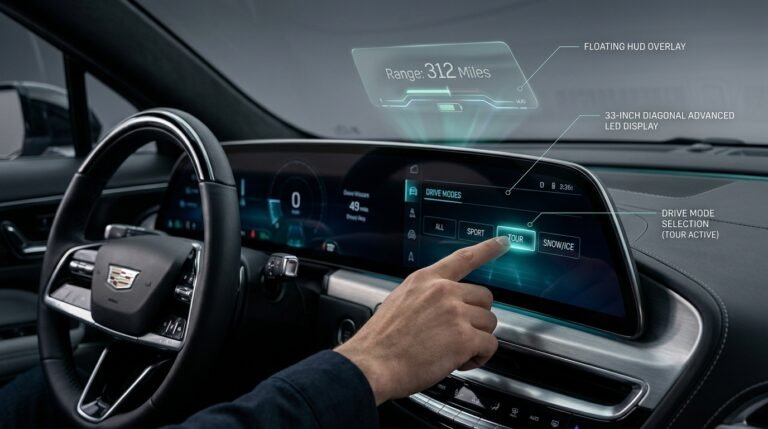 Do the Driving Modes in Cadillac Lyriq Offer Different Ranges or Battery Usage?